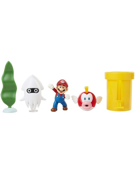 Super Mario - Set Diorama set Subacqueo JAK40016 Jakks Pacific | Futurartshop.com
