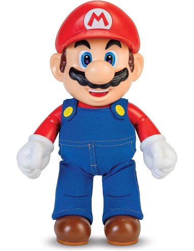 Super Mario Personaggio parlante in inglese lingua originale 30 centimetri JAK40430 Jakks Pacific | Futurartshop.com