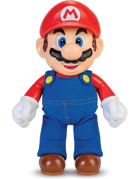 Super Mario Personaggio parlante in inglese lingua originale 30 centimetri JAK40430 Jakks Pacific | Futurartshop.com