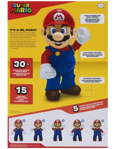 Super Mario Character speaking in the English language original 30 cm JAK40430 Jakks Pacific | Futurartshop.com