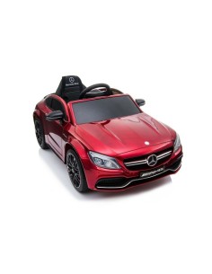 Electric car for kids Mercedes-Benz AMG C63 S coupe red metallic 12V LAMLT896REDMETAL Linea Paggio | Futurartshop.com