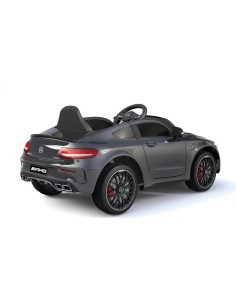 Auto elettrica per bambini Mercedes-benz AMG C63 S coupé nero opaco 12V LAMLT896NEROOPACO Linea Paggio | Futurartshop.com 2