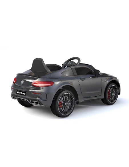 Mercedes-benz AMG C63 S coupe matte black 12V LAMLT896NEROOPACO Linea Paggio | Futurartshop.com
