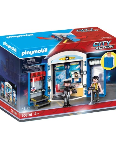 PlayMobil City Action 70306 - Police Station PLA70306 Playmobil | Futurartshop.com