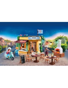 PlayMobil City Life 70336 - Pizzeria with a Garden PLA70336 Playmobil | Futurartshop.com 2