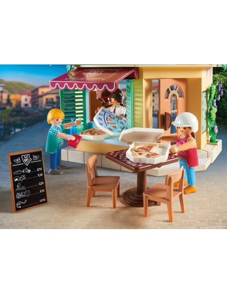 PlayMobil City Life 70336 - Pizzeria with a Garden PLA70336 Playmobil | Futurartshop.com
