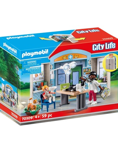 PlayMobil City Life 70309 - Veterinary Clinic PLA70309 Playmobil | Futurartshop.com