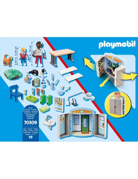 PlayMobil City Life 70309 - Veterinary Clinic PLA70309 Playmobil | Futurartshop.com