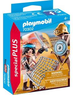 Playmobil 70302 - Gladiateur avec les armes de soutien PLA70302 Playmobil- Futurartshop.com