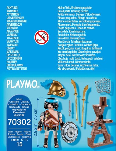 Playmobil 70302 - Gladiator with support weapons PLA70302 Playmobil | Futurartshop.com