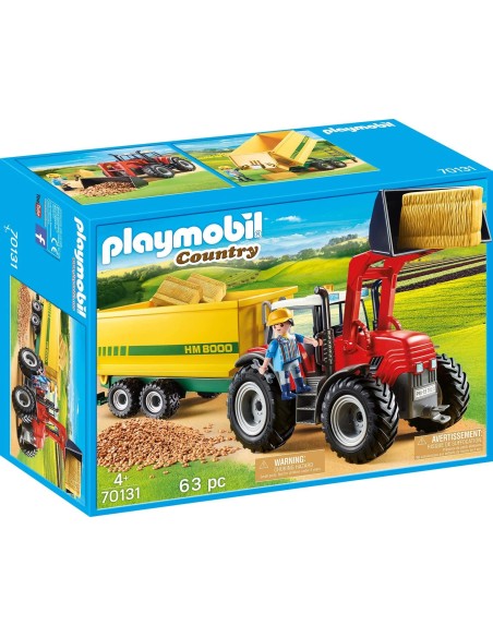 PlayMobil Country-70131 - Tractor with Trailer to Feed PLA70131 Playmobil | Futurartshop.com