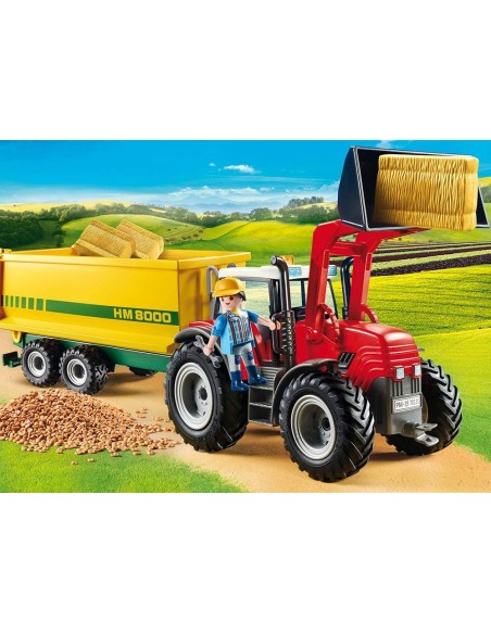 PlayMobil Country-70131 - Tractor with Trailer to Feed PLA70131 Playmobil | Futurartshop.com