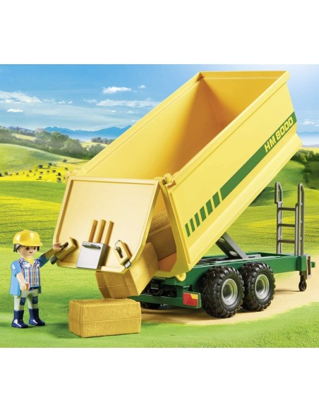 PlayMobil Country 70131- Trattore con Rimorchio per Mangime PLA70131 Playmobil | Futurartshop.com