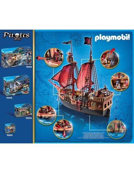 PlayMobil Pirates 70411 - Galeone dei Pirati New PLA70411 Playmobil | Futurartshop.com