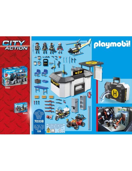 PlayMobil City Action 70338 - Centrale Portatile Unita Speciale PLA70338 Playmobil | Futurartshop.com