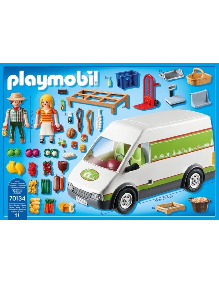PlayMobil Country-70134 - Van of the Organic Market PLA70134 Playmobil | Futurartshop.com