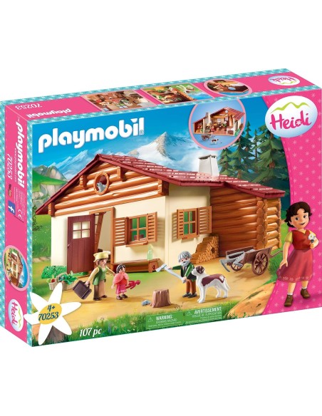 PlayMobil Heidi 70253 - The Hut of Grandfather of Heidi PLA70253 Playmobil | Futurartshop.com
