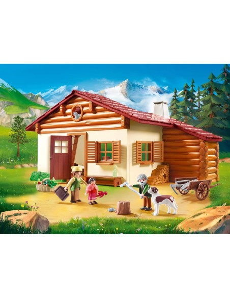 PlayMobil Heidi 70253 - The Hut of Grandfather of Heidi PLA70253 Playmobil | Futurartshop.com