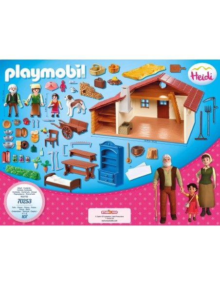 PlayMobil Heidi 70253 - La Baita di Nonno di Heidi PLA70253 Playmobil | Futurartshop.com