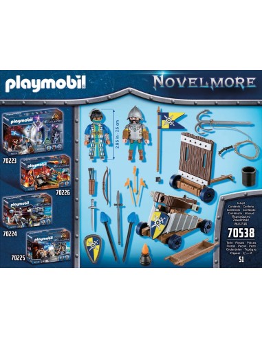 PlayMobil Novelmore 70538 - Squadra d'attacco di Novelmore PLA70538 Playmobil | Futurartshop.com