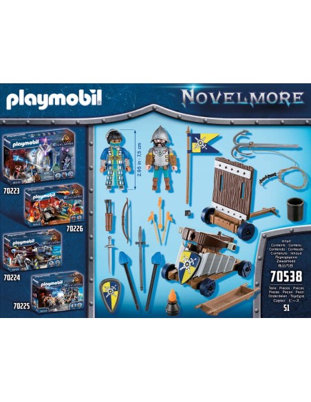 PlayMobil Novelmore 70538 - Squadra d'attacco di Novelmore PLA70538 Playmobil | Futurartshop.com