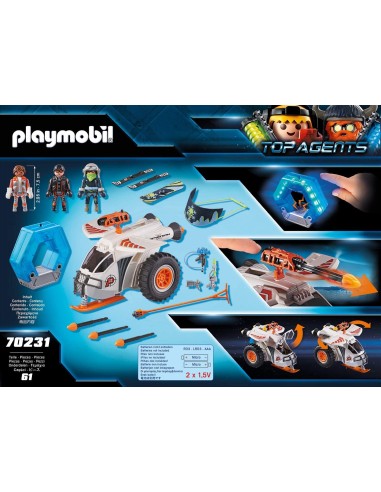 PlayMobil Top Agents 70231 - Slide Carrozata of the Spy Team PLA70231 Playmobil | Futurartshop.com