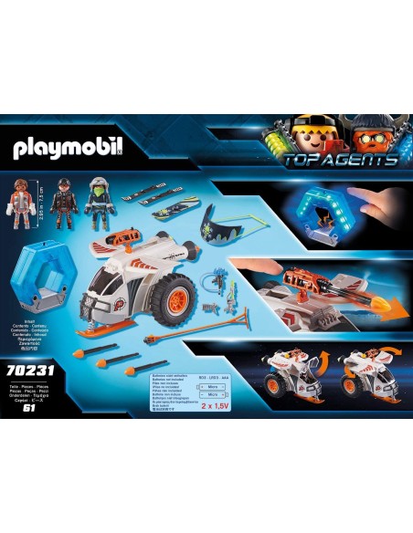 PlayMobil Top Agents 70231 - Slitta Carrozata dello Spy Team PLA70231 Playmobil | Futurartshop.com