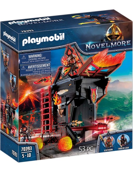 PlayMobil Novelmore 70393 - Torre D'Assalto Con Ariete Di Burnham PLA70393 Playmobil | Futurartshop.com