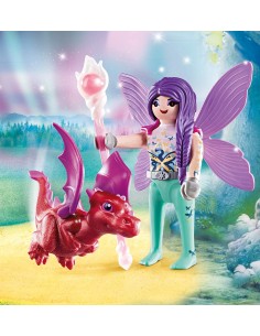 Playmobil 70299 - Fatina con Baby Drago PLA70299 Playmobil | Futurartshop.com 2