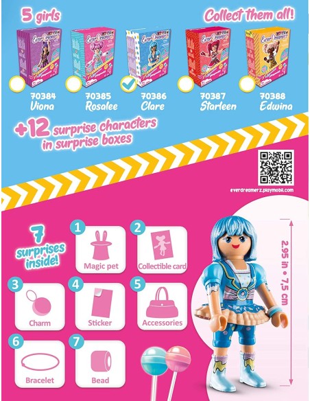 PlayMobil EverDreamerz 70386 - Clare PLA70386 Playmobil | Futurartshop.com