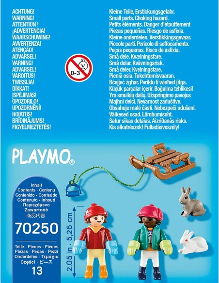 PlayMobil Figures 70250 - Bambini con Slittino PLA70250 Playmobil | Futurartshop.com