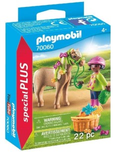 PlayMobil 70060 - little Girl with Pony PLA70060 Playmobil | Futurartshop.com
