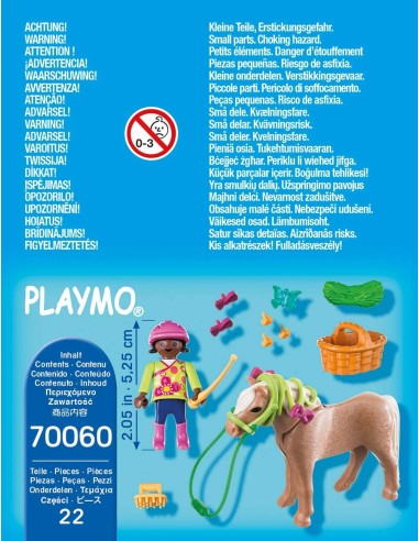 PlayMobil 70060 - little Girl with Pony PLA70060 Playmobil | Futurartshop.com