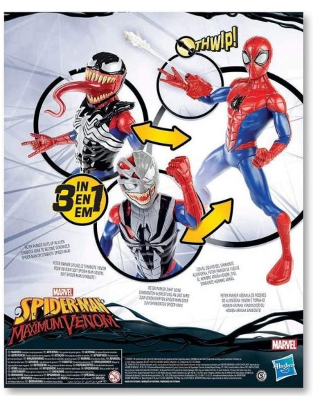 Spider-Man Maximum Venom - Spider-Man Venom Gear 3-in-1 HASE74935E00 Hasbro | Futurartshop.com