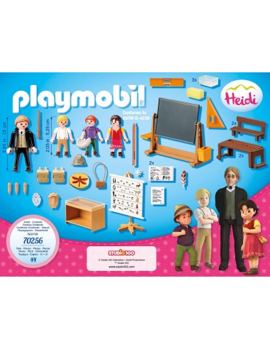 PlayMobil Heidi 70256 - Heidi Hall Mr. Traber PLA70256 Playmobil | Futurartshop.com