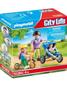 PlayMobil City Life 70284 - Mother with Children PLA70284 Playmobil | Futurartshop.com