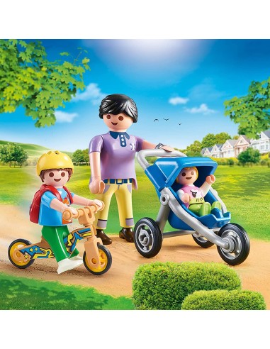 PlayMobil City Life 70284 - Mother with Children PLA70284 Playmobil | Futurartshop.com