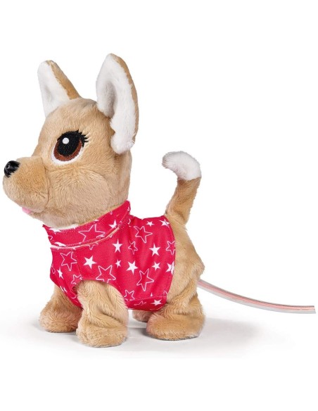 Chi Chi Love Dog tethered with a leash light SIM105893447 Simba Toys | Futurartshop.com