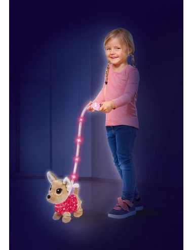 Chi Chi Love Cane filoguidato con guinzaglio luminoso SIM105893447 Simba Toys | Futurartshop.com