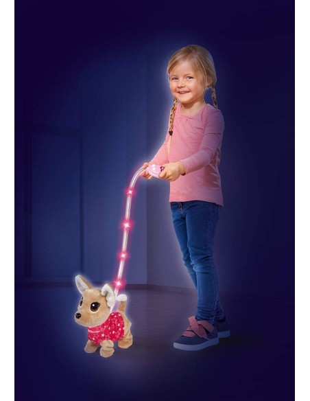 Chi Chi Love Cane filoguidato con guinzaglio luminoso SIM105893447 Simba Toys | Futurartshop.com