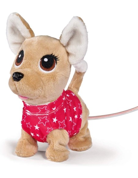 Chi Chi Love Dog tethered with a leash light SIM105893447 Simba Toys | Futurartshop.com