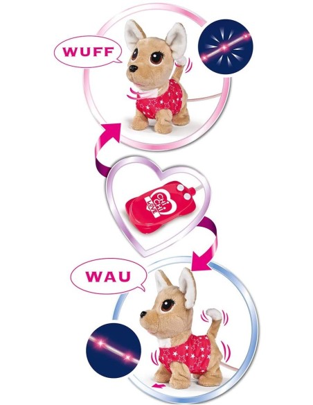 Chi Chi Love Cane filoguidato con guinzaglio luminoso SIM105893447 Simba Toys | Futurartshop.com