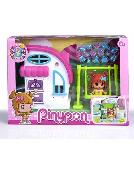 White and pink cottage character piny pon with swing FAM700010144/21321 Famosa | Futurartshop.com