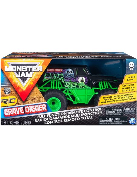 Monster Jam Jeep Grave Digger radiocomandata ROU20103589 Spin master | Futurartshop.com