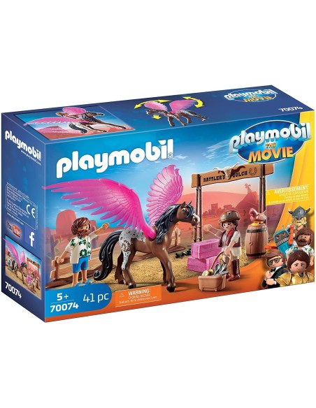 PlayMobil The Movie 70074 - Marla e Del con Cavallo Alato PLA70074 Playmobil | Futurartshop.com