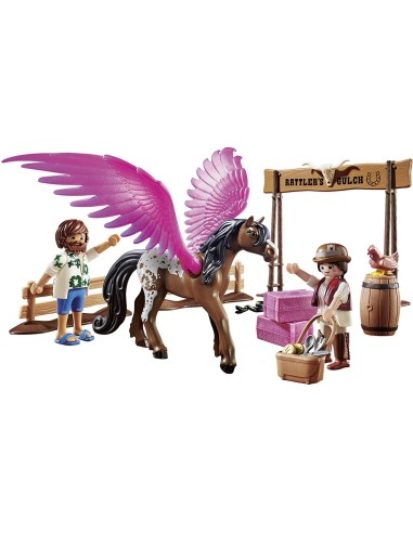 PlayMobil The Movie 70074 - Marla e Del con Cavallo Alato PLA70074 Playmobil | Futurartshop.com