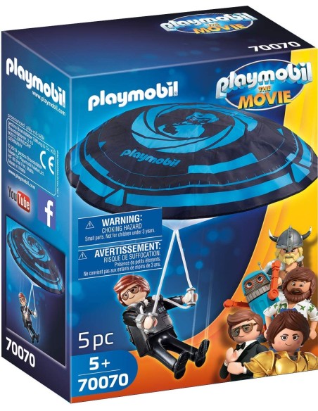 PlayMobil The Movie 70070 - Rex Dasher con Paracadute PLA70070 Playmobil | Futurartshop.com