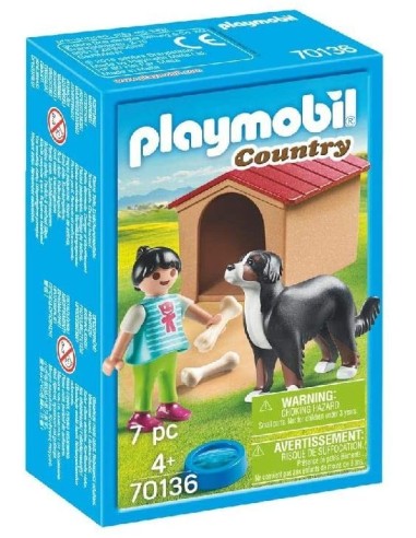 PlayMobil Country 70136 - Cane con Cuccia PLA70136 Playmobil | Futurartshop.com