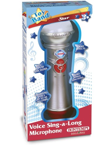 Microfono con Funzione Rec e Play BIM412720 Bontempi | Futurartshop.com