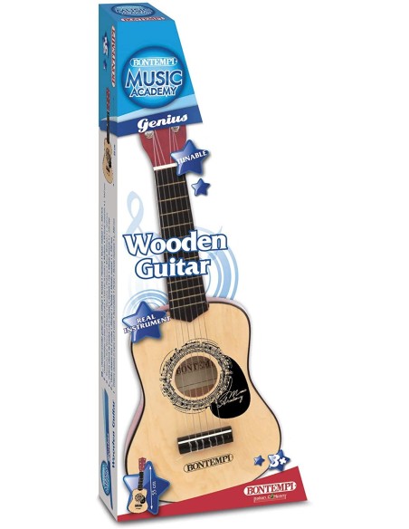 Wooden children's classical guitar BIM215530 Bontempi | Futurartshop.com